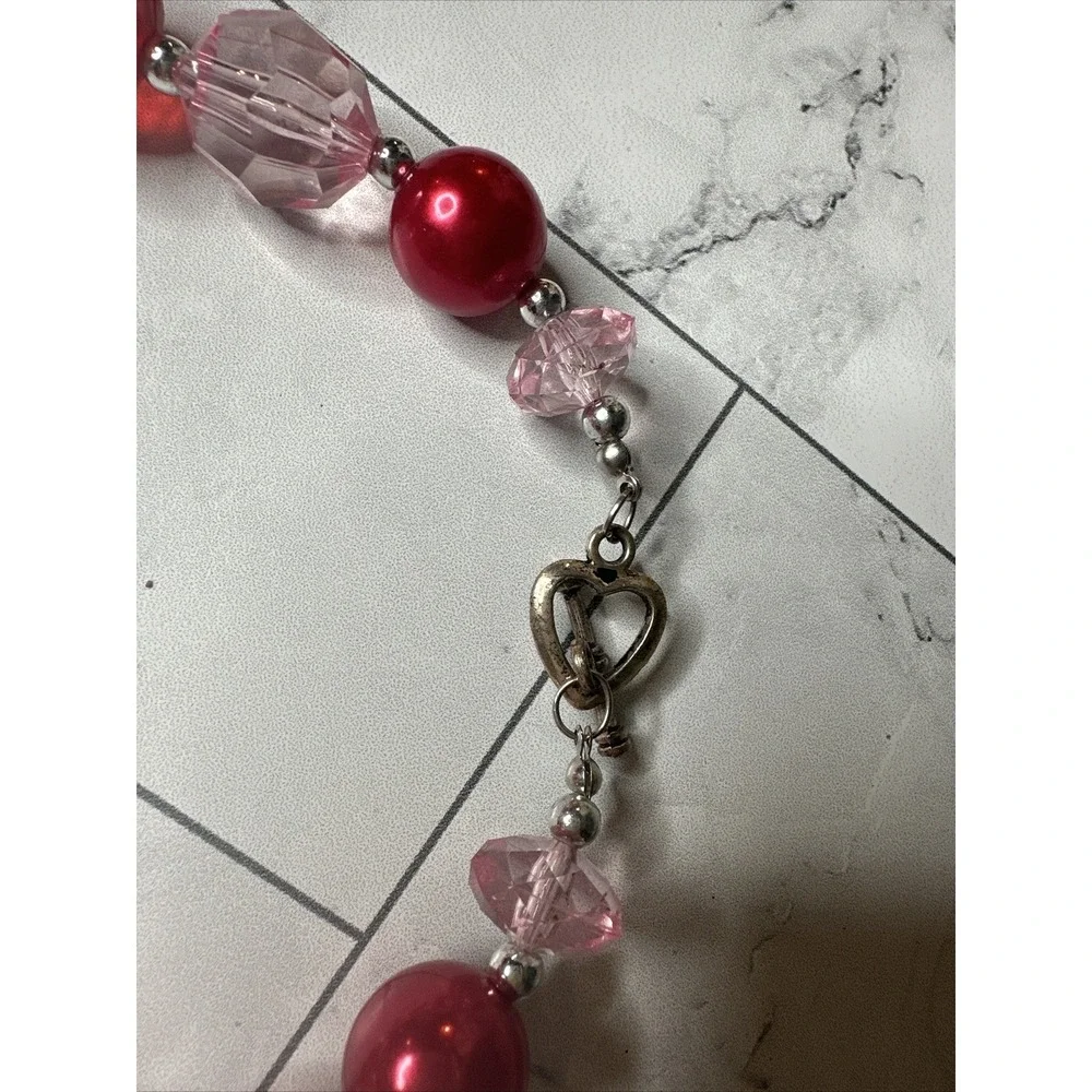 Valentine's Girls Bubble Bead Necklace